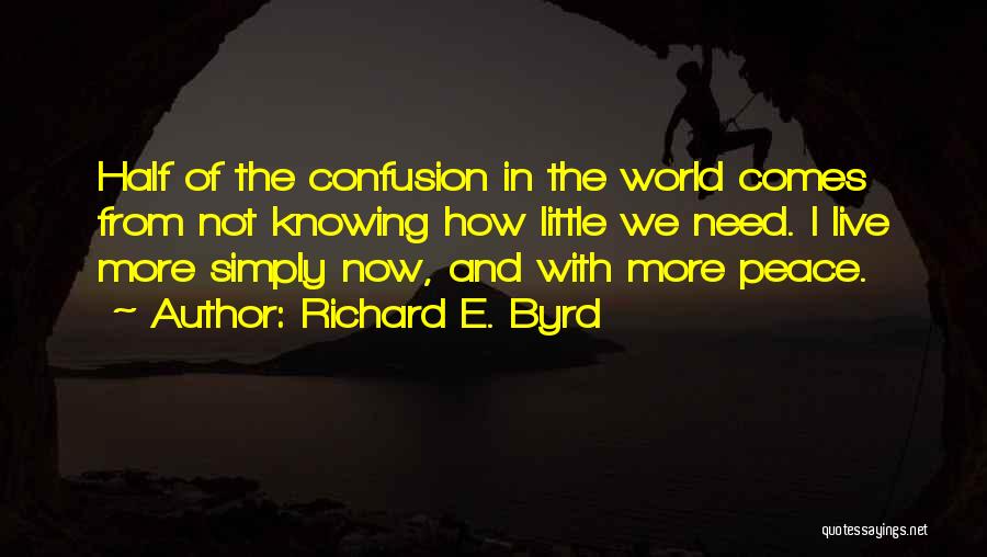 Byrd Quotes By Richard E. Byrd
