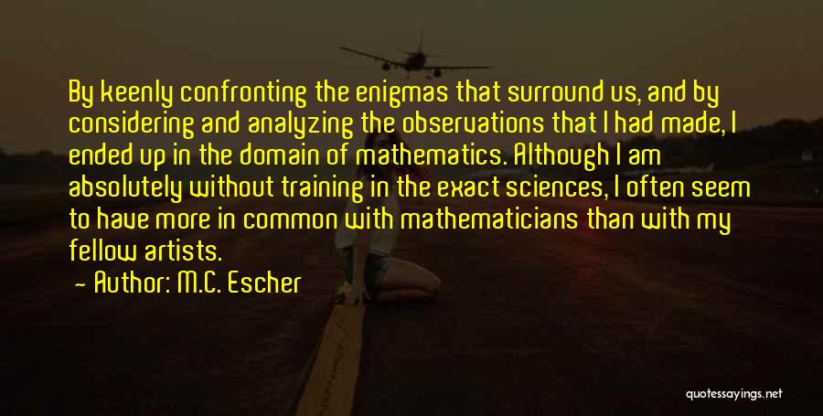 C-130 Quotes By M.C. Escher