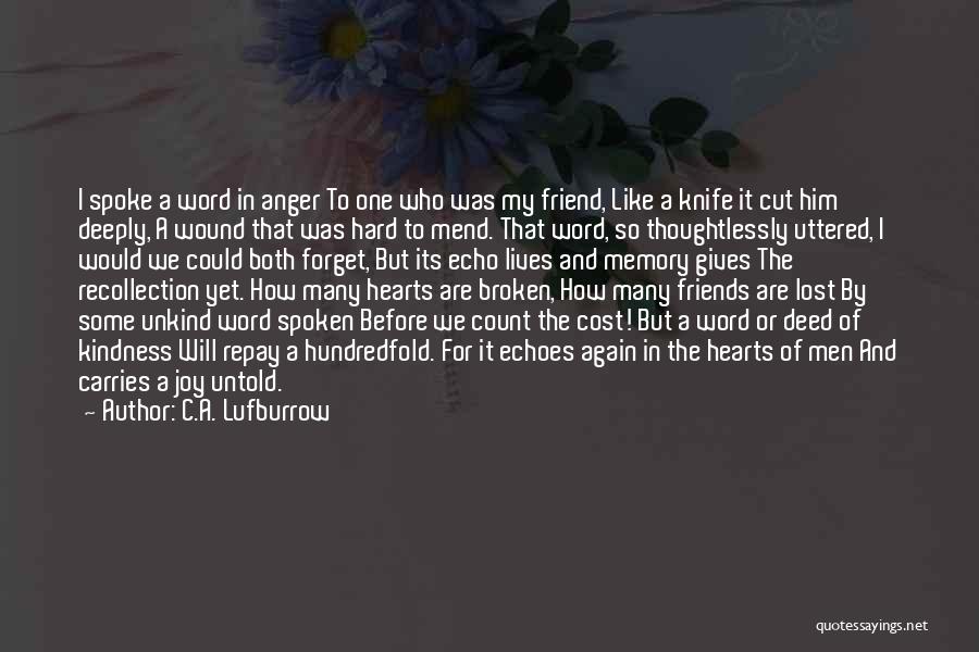 C.A. Lufburrow Quotes 498507