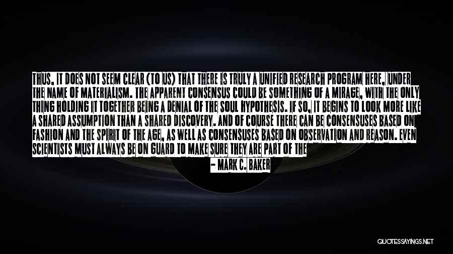 C.a Quotes By Mark C. Baker