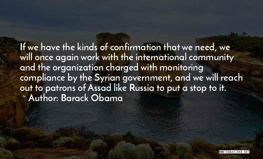 C Assad Quotes By Barack Obama
