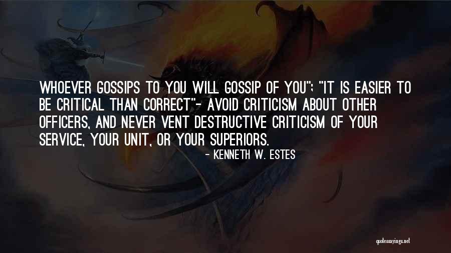 C&c Unit Quotes By Kenneth W. Estes