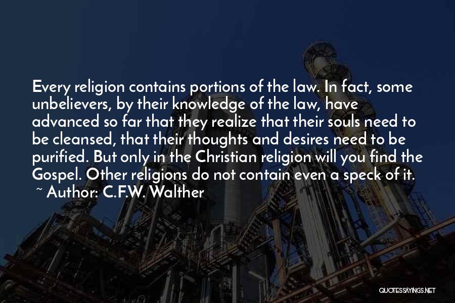 C# Contains Quotes By C.F.W. Walther