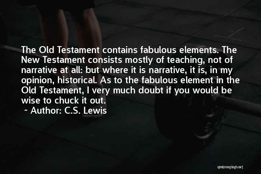 C# Contains Quotes By C.S. Lewis