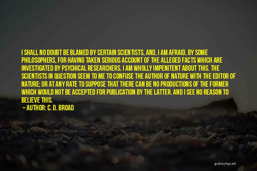 C. D. Broad Quotes 1561289