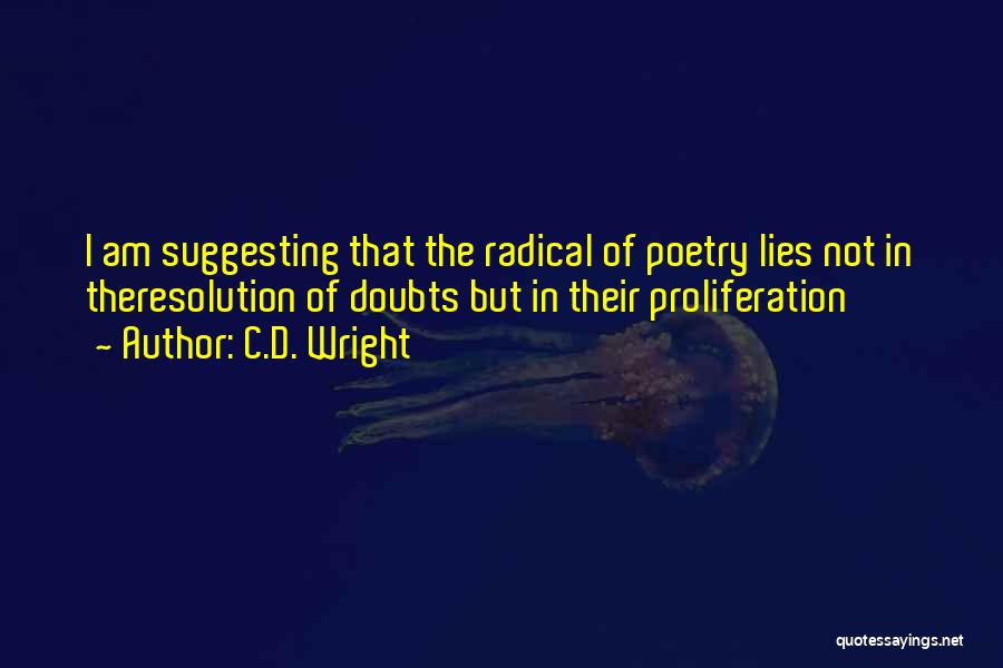 C.D. Wright Quotes 2030056