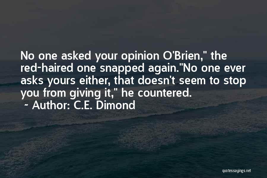 C.E. Dimond Quotes 1425354