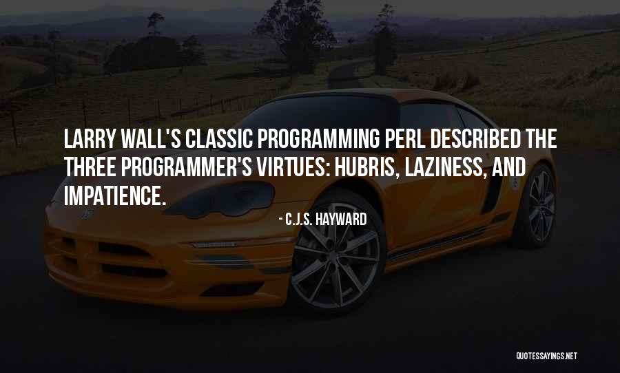 C.J.S. Hayward Quotes 1078298