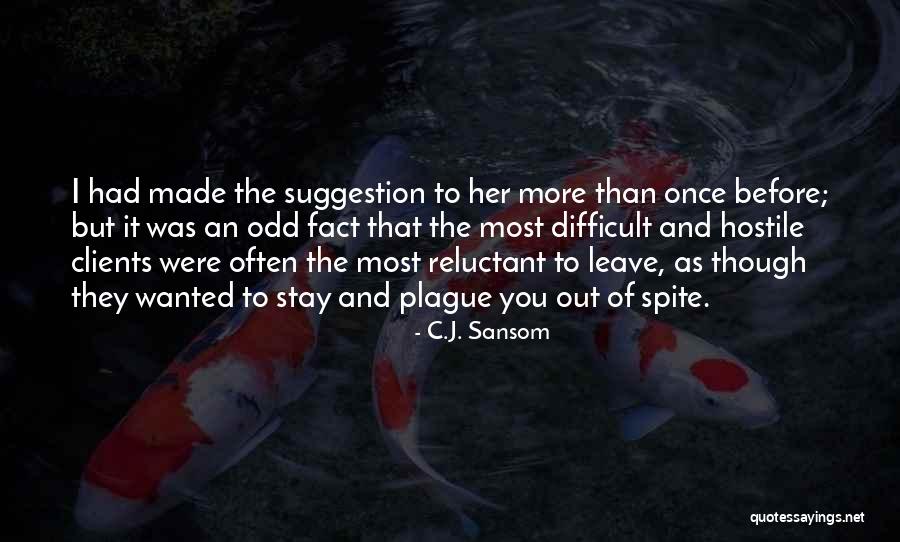 C.J. Sansom Quotes 1387126