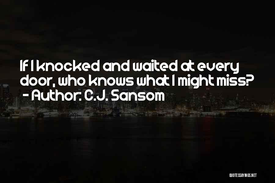 C.J. Sansom Quotes 80030