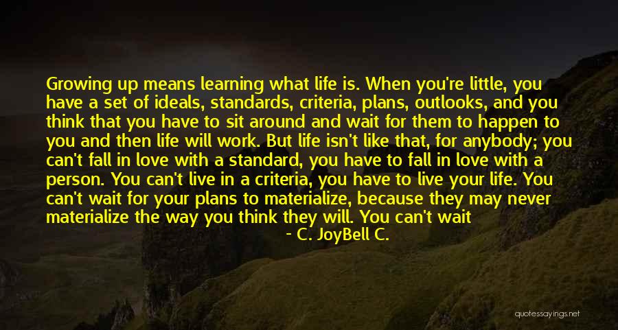 C Joybell Quotes By C. JoyBell C.