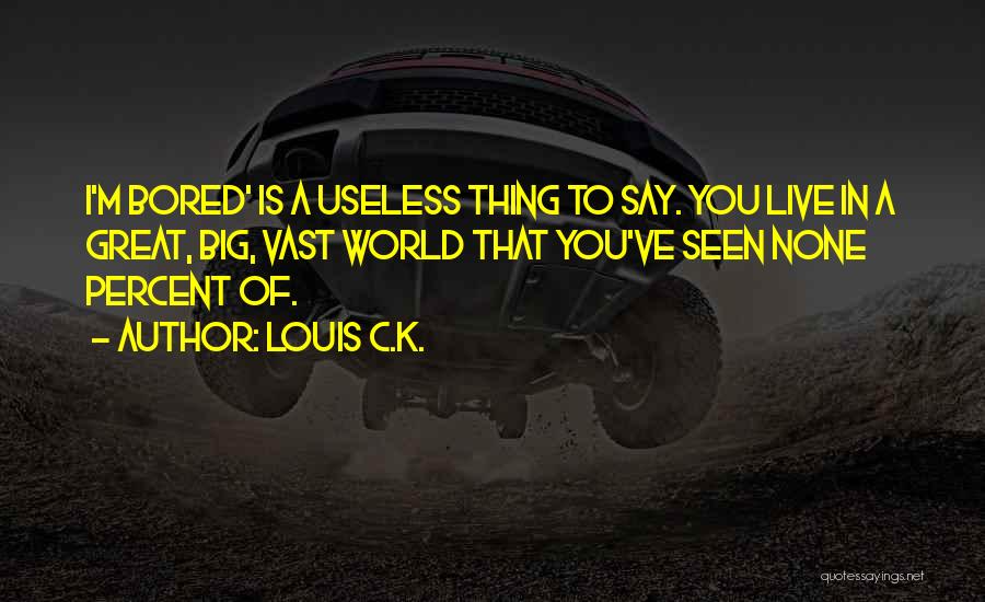 C.k. Quotes By Louis C.K.