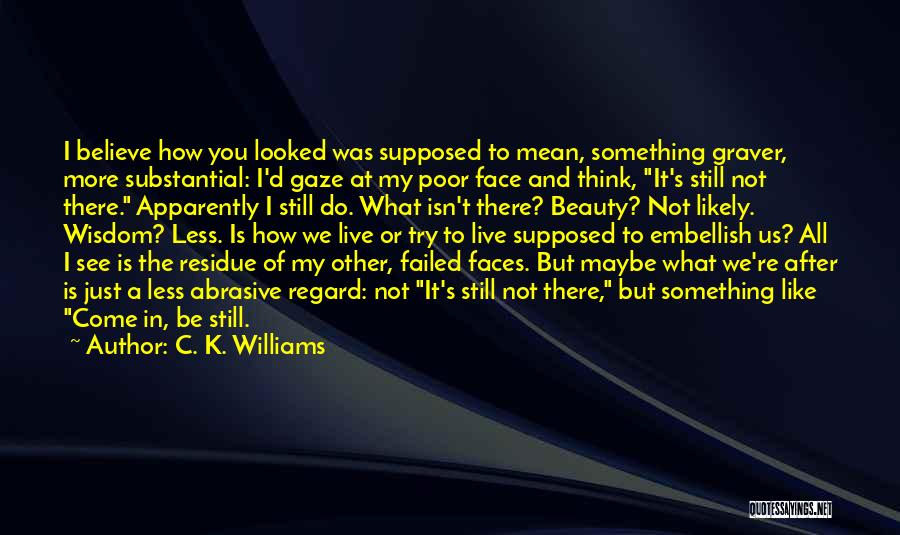 C. K. Williams Quotes 1236655