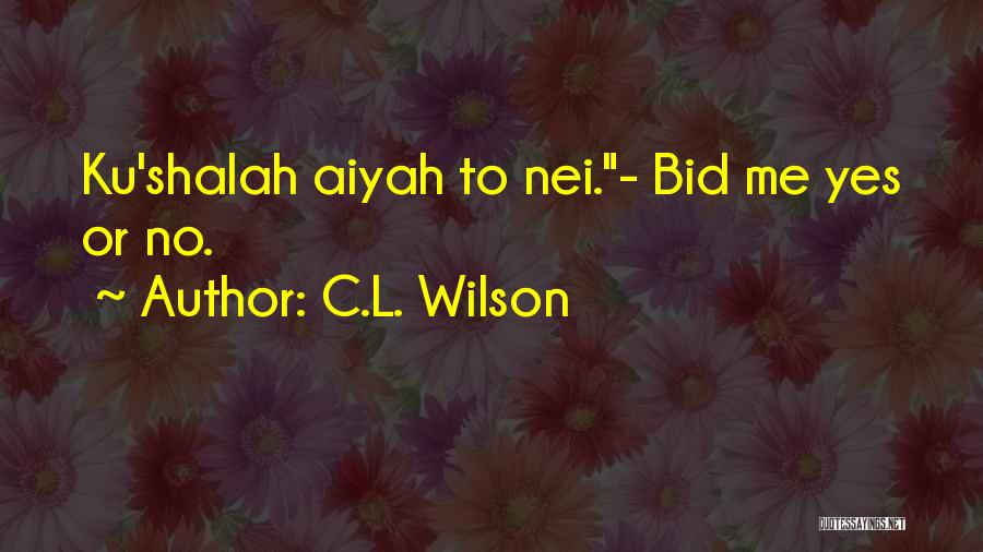 C.L. Wilson Quotes 1139501