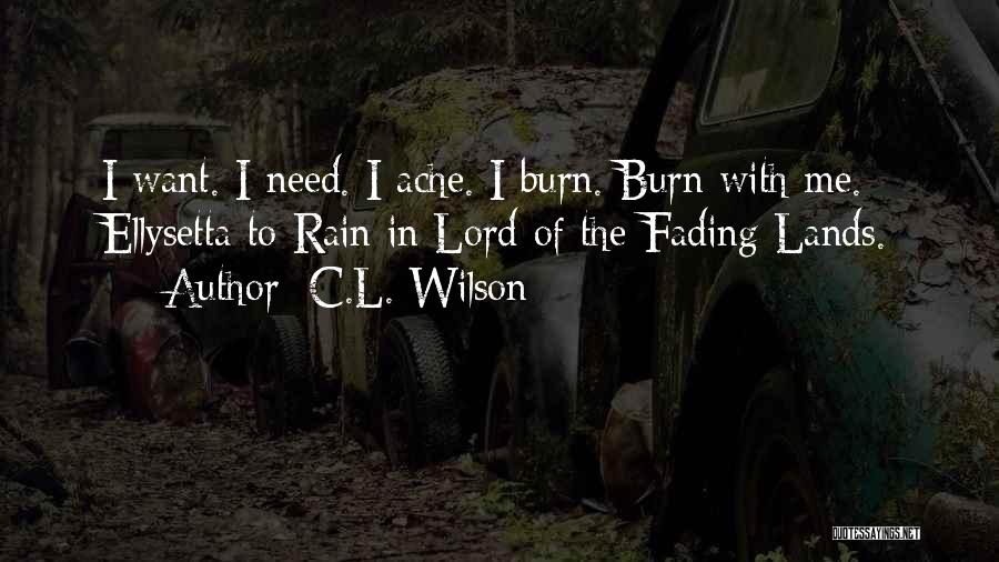 C.L. Wilson Quotes 1674520