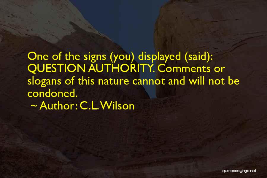 C.L. Wilson Quotes 843385