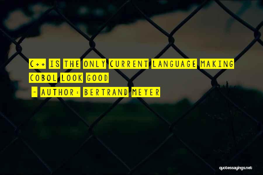 C Language Quotes By Bertrand Meyer