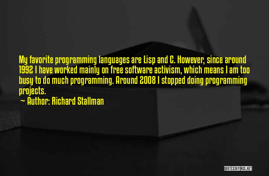 C Language Quotes By Richard Stallman