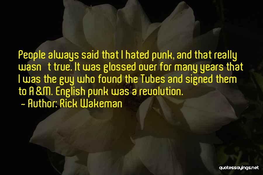 C M Punk Quotes By Rick Wakeman