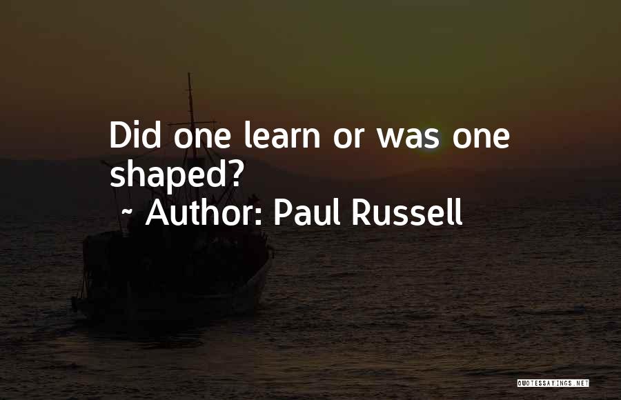 C.m. Russell Quotes By Paul Russell