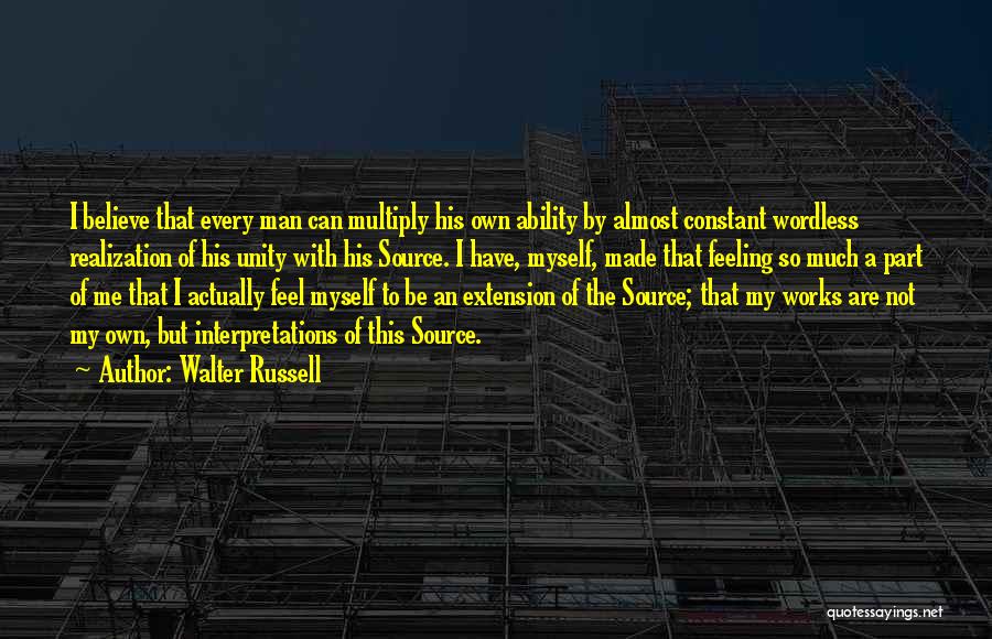 C.m. Russell Quotes By Walter Russell