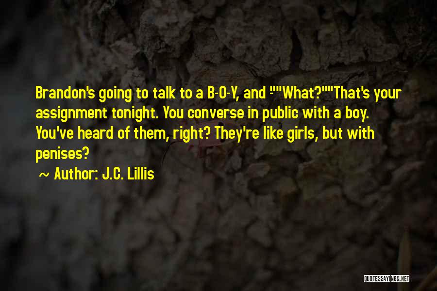 C.o.c Quotes By J.C. Lillis