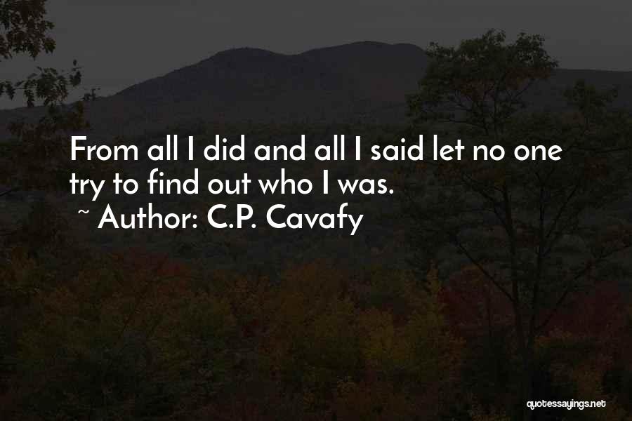 C.P. Cavafy Quotes 1745080