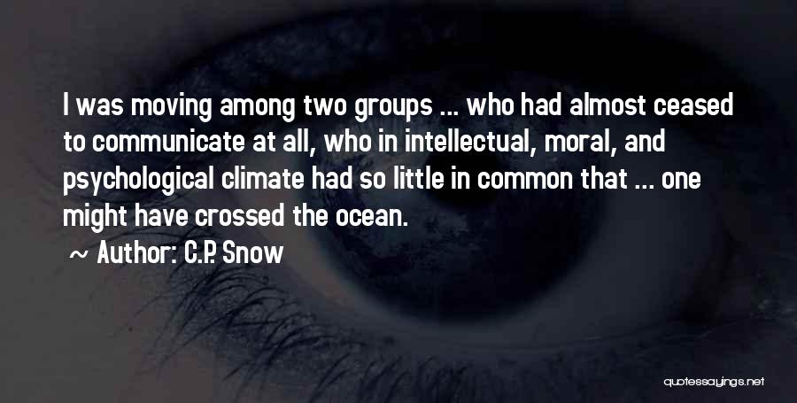 C.P. Snow Quotes 1232213