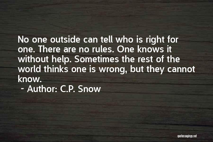 C.P. Snow Quotes 1909775