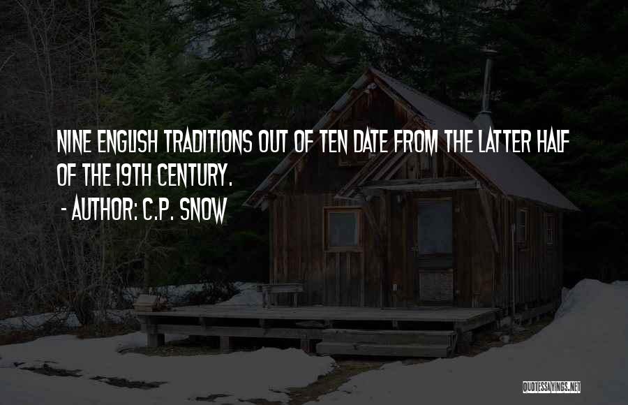 C.P. Snow Quotes 395775