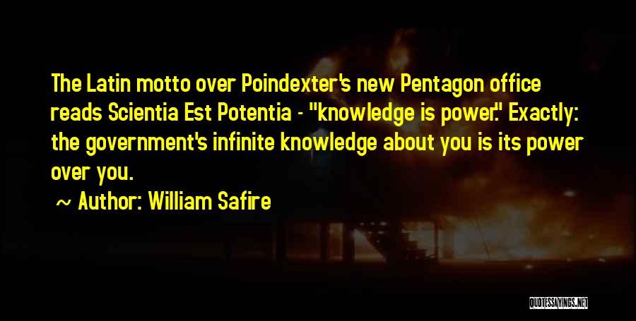 C Poindexter Quotes By William Safire