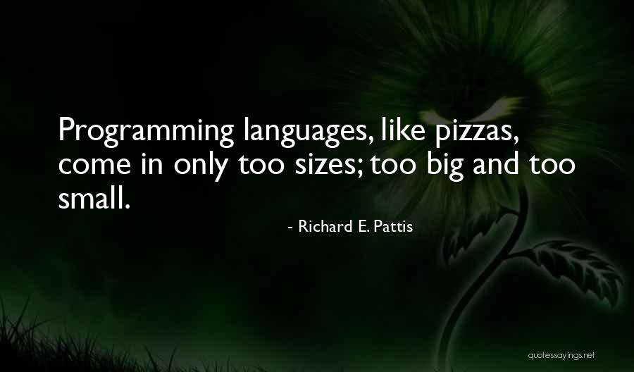 C Programming Language Quotes By Richard E. Pattis