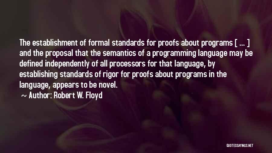 C Programming Language Quotes By Robert W. Floyd