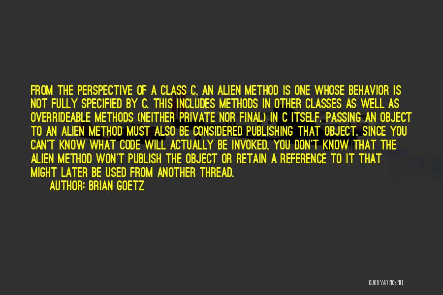 C Programming Quotes By Brian Goetz