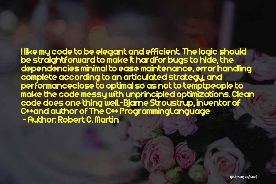 C Programming Quotes By Robert C. Martin