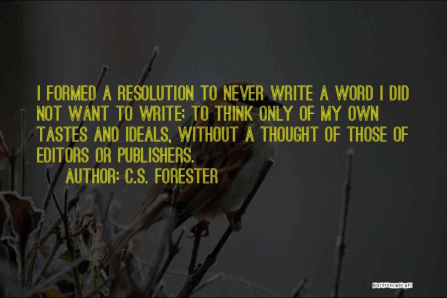 C.S. Forester Quotes 1174092