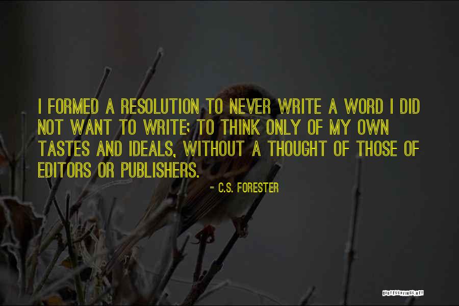 C.S. Forester Quotes 1174092 C.S. Forester Quotes 1174092