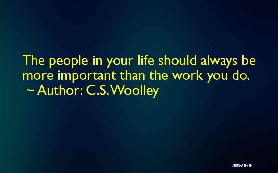C.S. Woolley Quotes 289977
