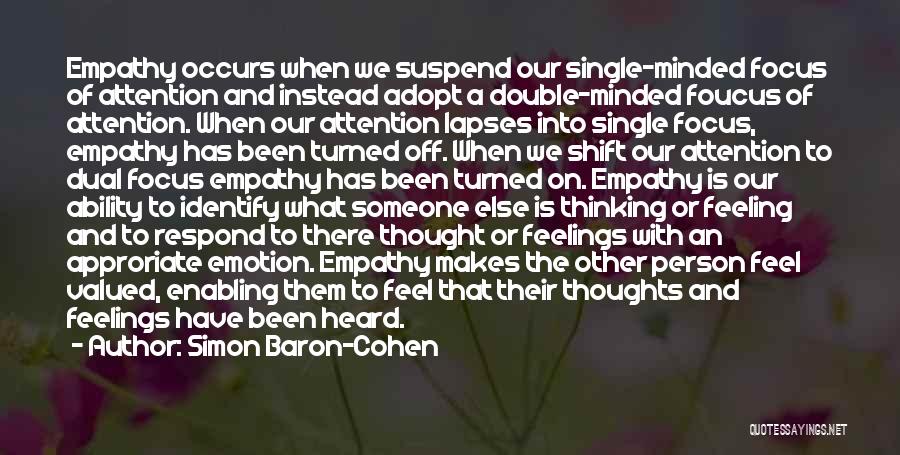 C Single Double Quotes By Simon Baron-Cohen