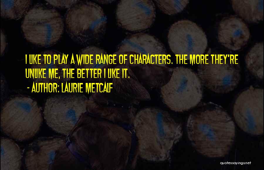 C.w. Metcalf Quotes By Laurie Metcalf