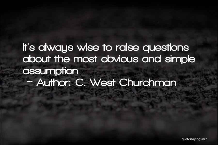 C. West Churchman Quotes 392003
