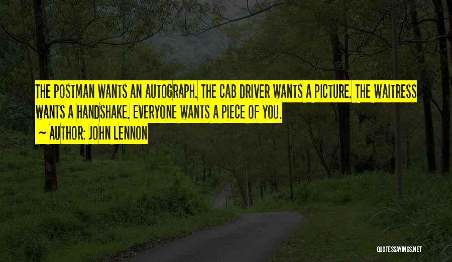Cab Driver Quotes By John Lennon