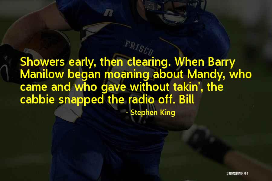 Cabbie Quotes By Stephen King Cabbie Quotes By Stephen King