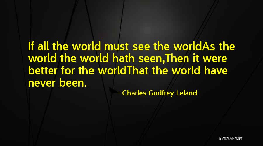 Cabeau Quotes By Charles Godfrey Leland Cabeau Quotes By Charles Godfrey Leland