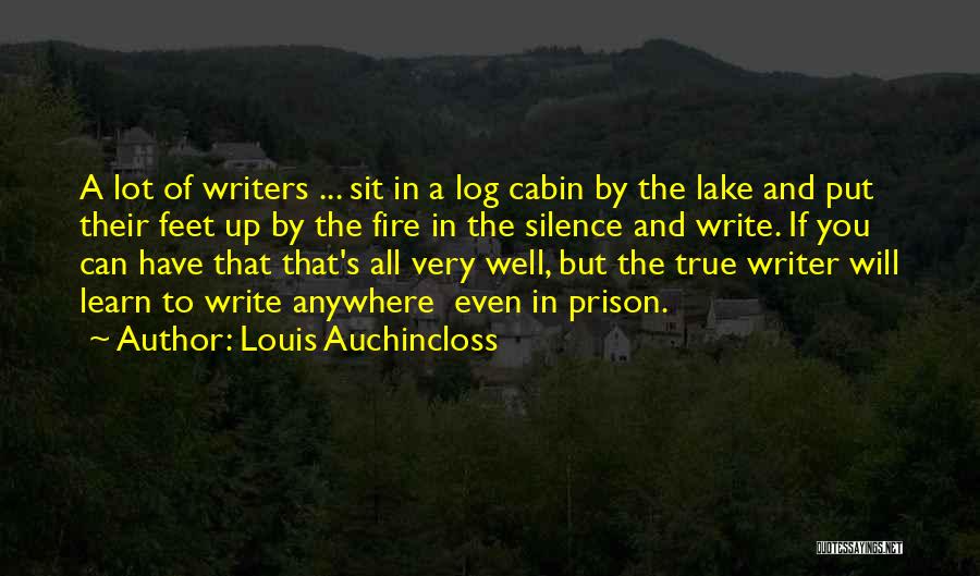 Cabin On Lake Quotes By Louis Auchincloss