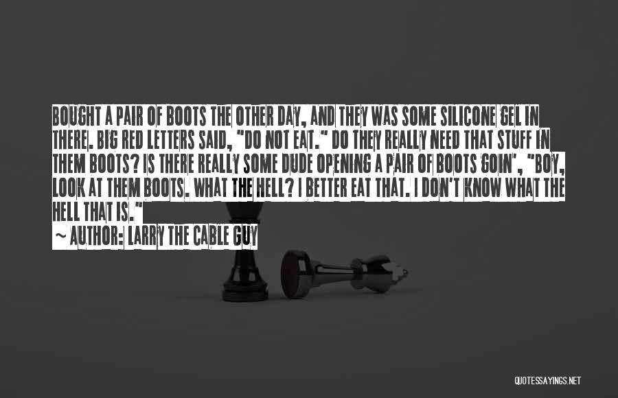 Cable Guy Funny Quotes By Larry The Cable Guy