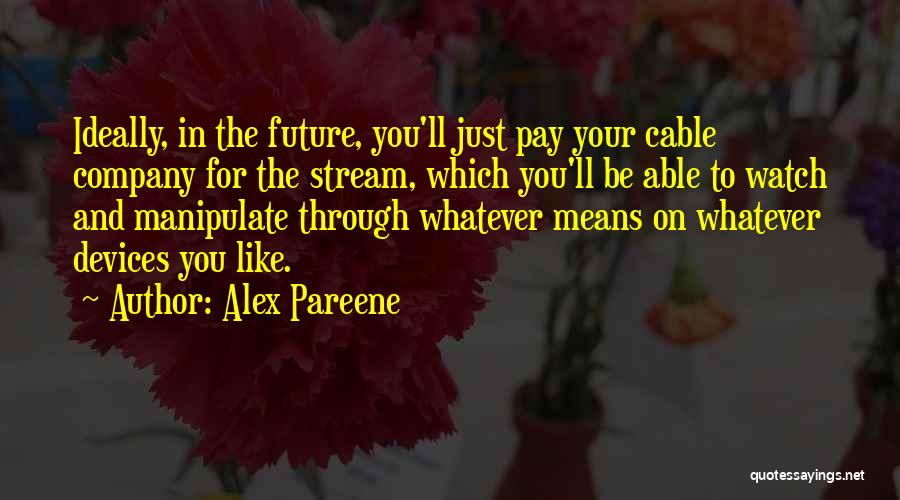 Cable Quotes By Alex Pareene