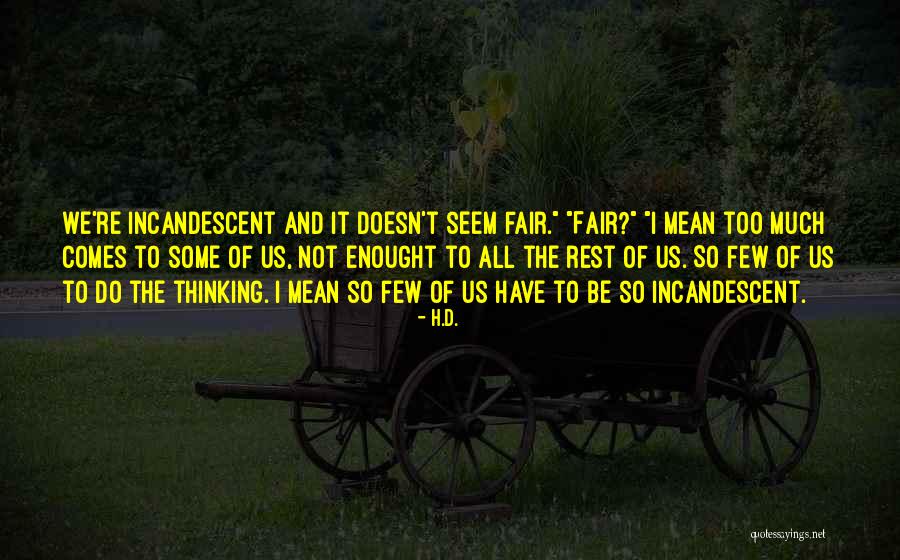 Cabretta Quotes By H.D. Cabretta Quotes By H.D.