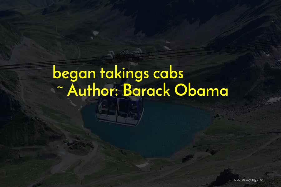 Cabs Quotes By Barack Obama