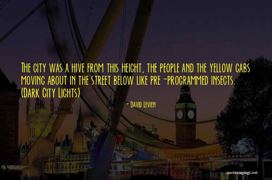 Cabs Quotes By David Levien